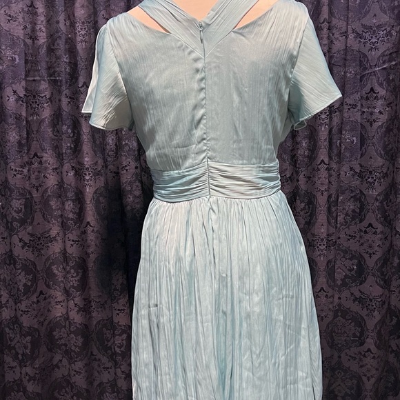 Elegant Light Teal Anthropologie Women's Dress Size 4 NWT - Picture 5 of 11